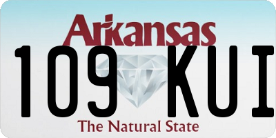 AR license plate 109KUI