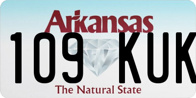 AR license plate 109KUK