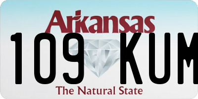 AR license plate 109KUM