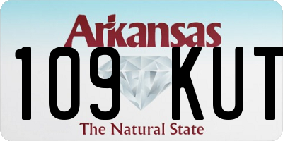 AR license plate 109KUT
