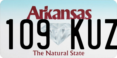 AR license plate 109KUZ