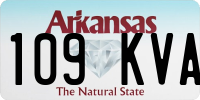 AR license plate 109KVA