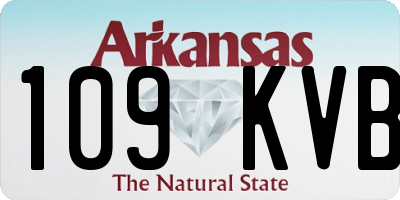 AR license plate 109KVB