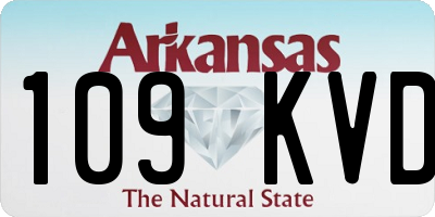 AR license plate 109KVD