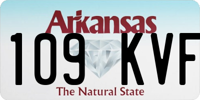 AR license plate 109KVF