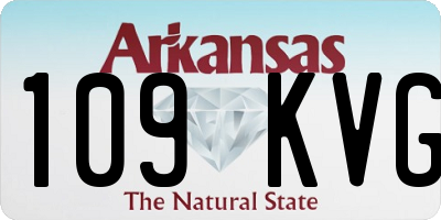 AR license plate 109KVG