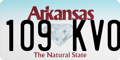 AR license plate 109KVO