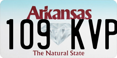 AR license plate 109KVP