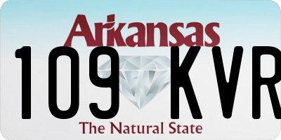 AR license plate 109KVR