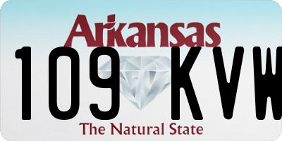 AR license plate 109KVW