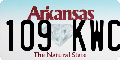 AR license plate 109KWC