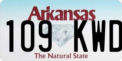 AR license plate 109KWD