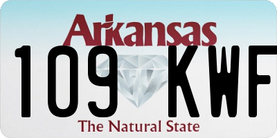 AR license plate 109KWF