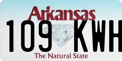 AR license plate 109KWH