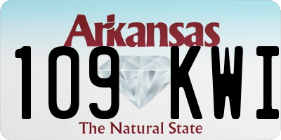 AR license plate 109KWI