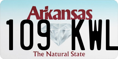 AR license plate 109KWL