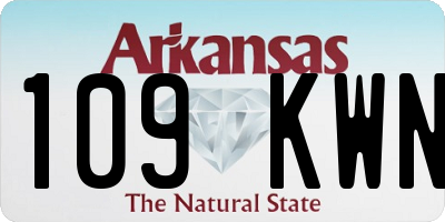 AR license plate 109KWN
