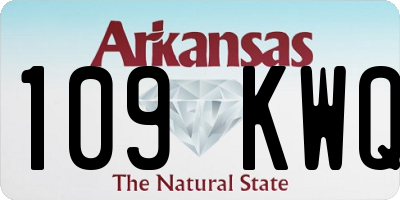 AR license plate 109KWQ