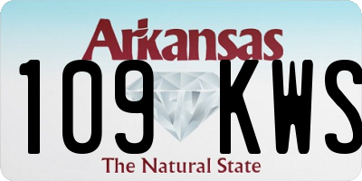 AR license plate 109KWS
