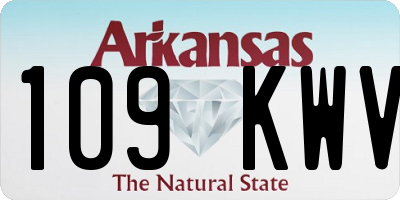 AR license plate 109KWV
