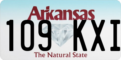 AR license plate 109KXI