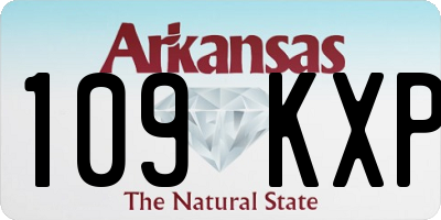 AR license plate 109KXP