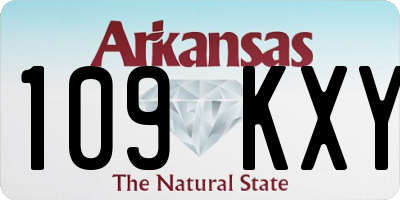 AR license plate 109KXY