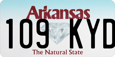 AR license plate 109KYD