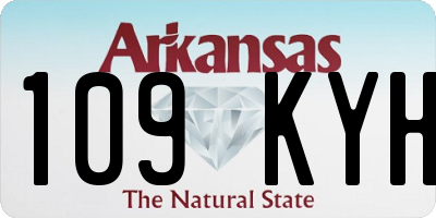 AR license plate 109KYH