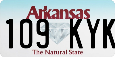 AR license plate 109KYK