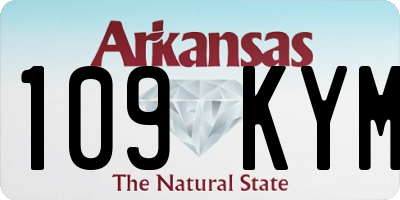 AR license plate 109KYM