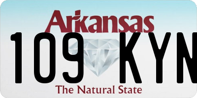 AR license plate 109KYN