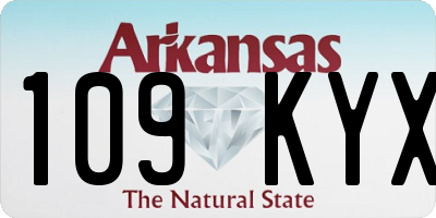 AR license plate 109KYX