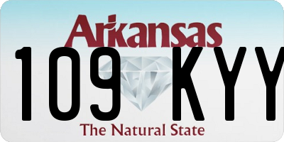 AR license plate 109KYY