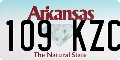 AR license plate 109KZC