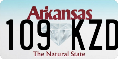 AR license plate 109KZD