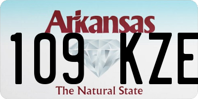 AR license plate 109KZE