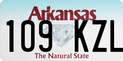 AR license plate 109KZL