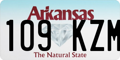 AR license plate 109KZM