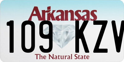 AR license plate 109KZV