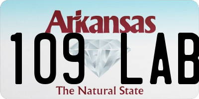 AR license plate 109LAB