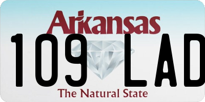 AR license plate 109LAD