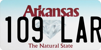 AR license plate 109LAR