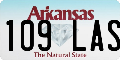 AR license plate 109LAS