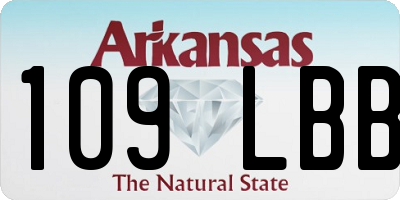 AR license plate 109LBB