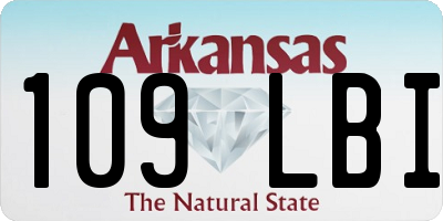 AR license plate 109LBI
