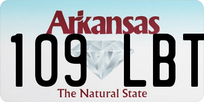 AR license plate 109LBT