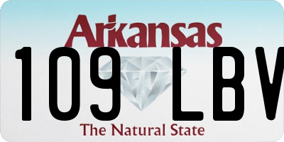 AR license plate 109LBV