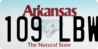 AR license plate 109LBW