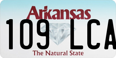 AR license plate 109LCA